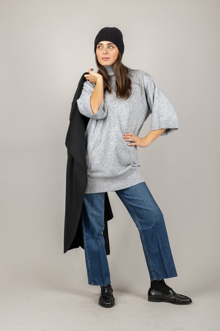 VICOLO - 22082F - MAGLIA LUNGA A LUPETTO