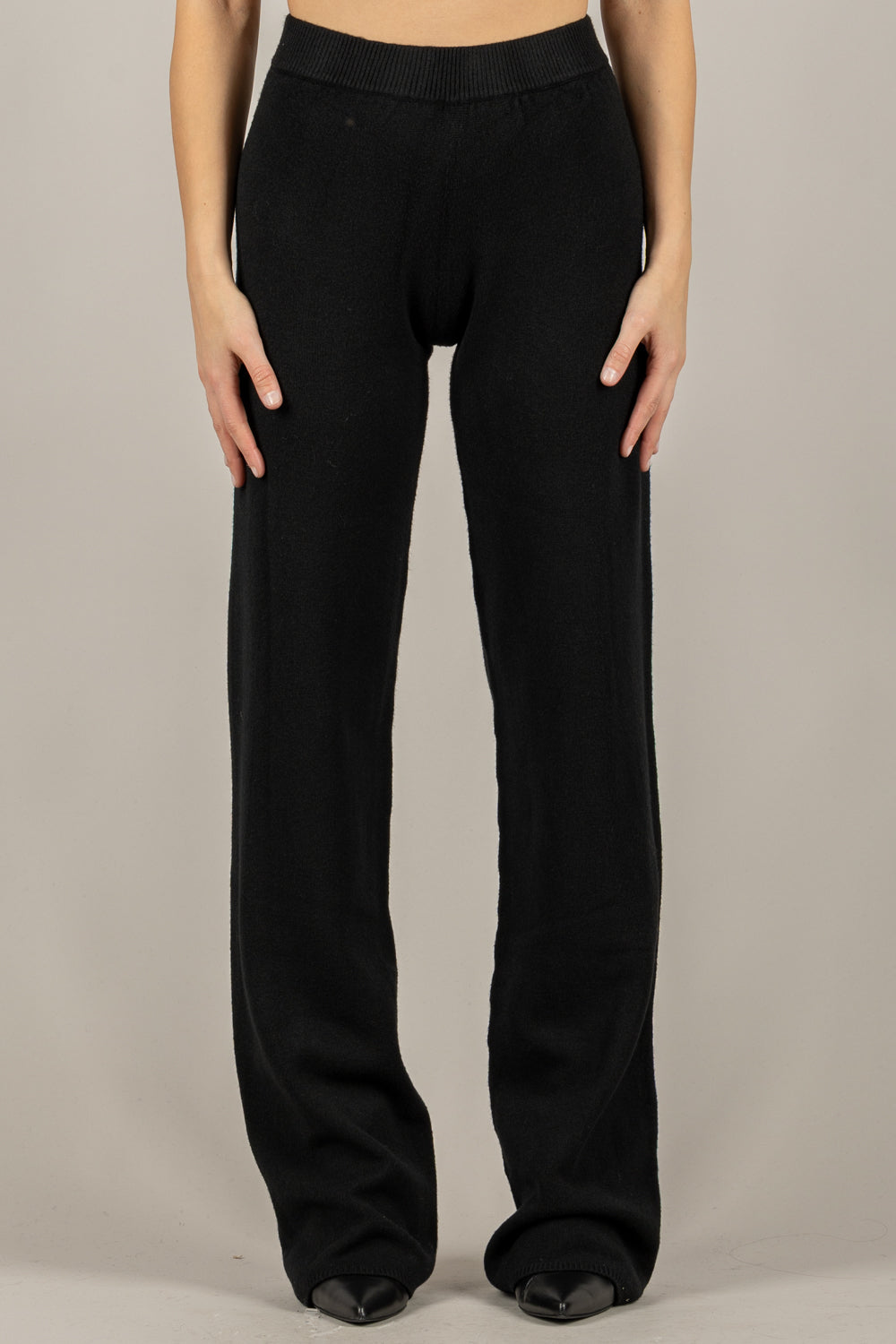 VICOLO - 77372 - PANTALONE IN MAGLIA GAMBA DRITTA