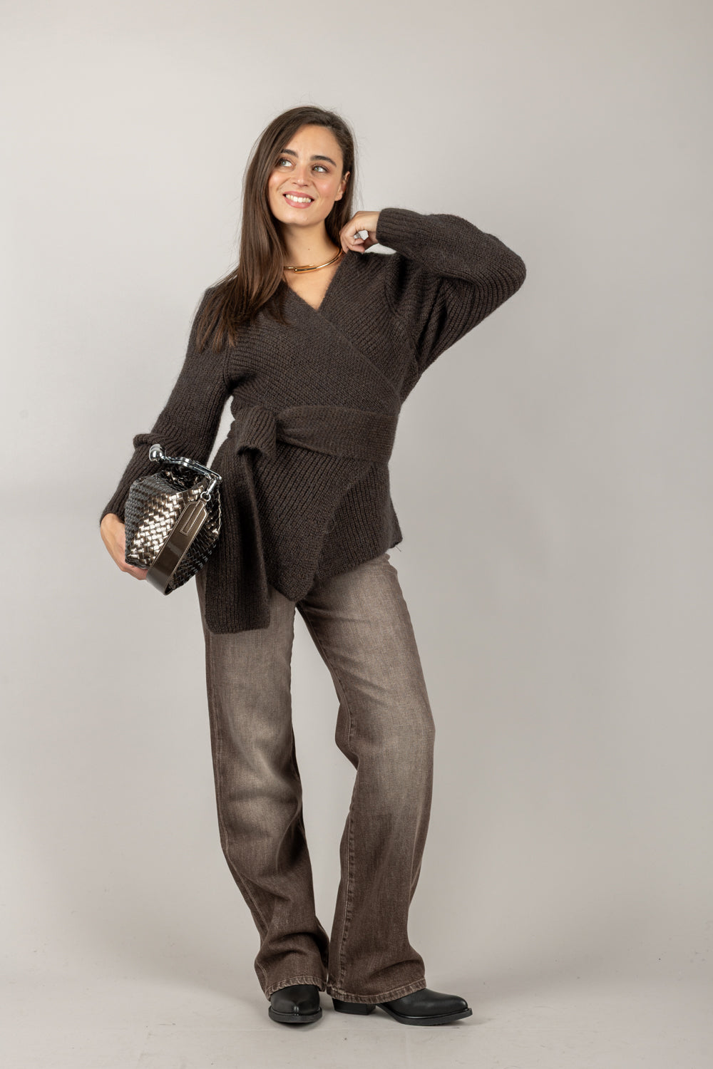 VICOLO - 55182F - CARDIGAN SCALDACUORE
