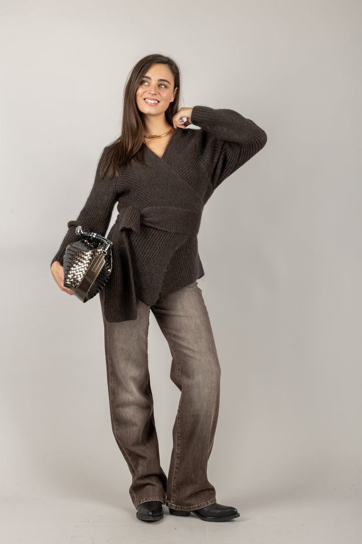 VICOLO - 55182F - CARDIGAN SCALDACUORE