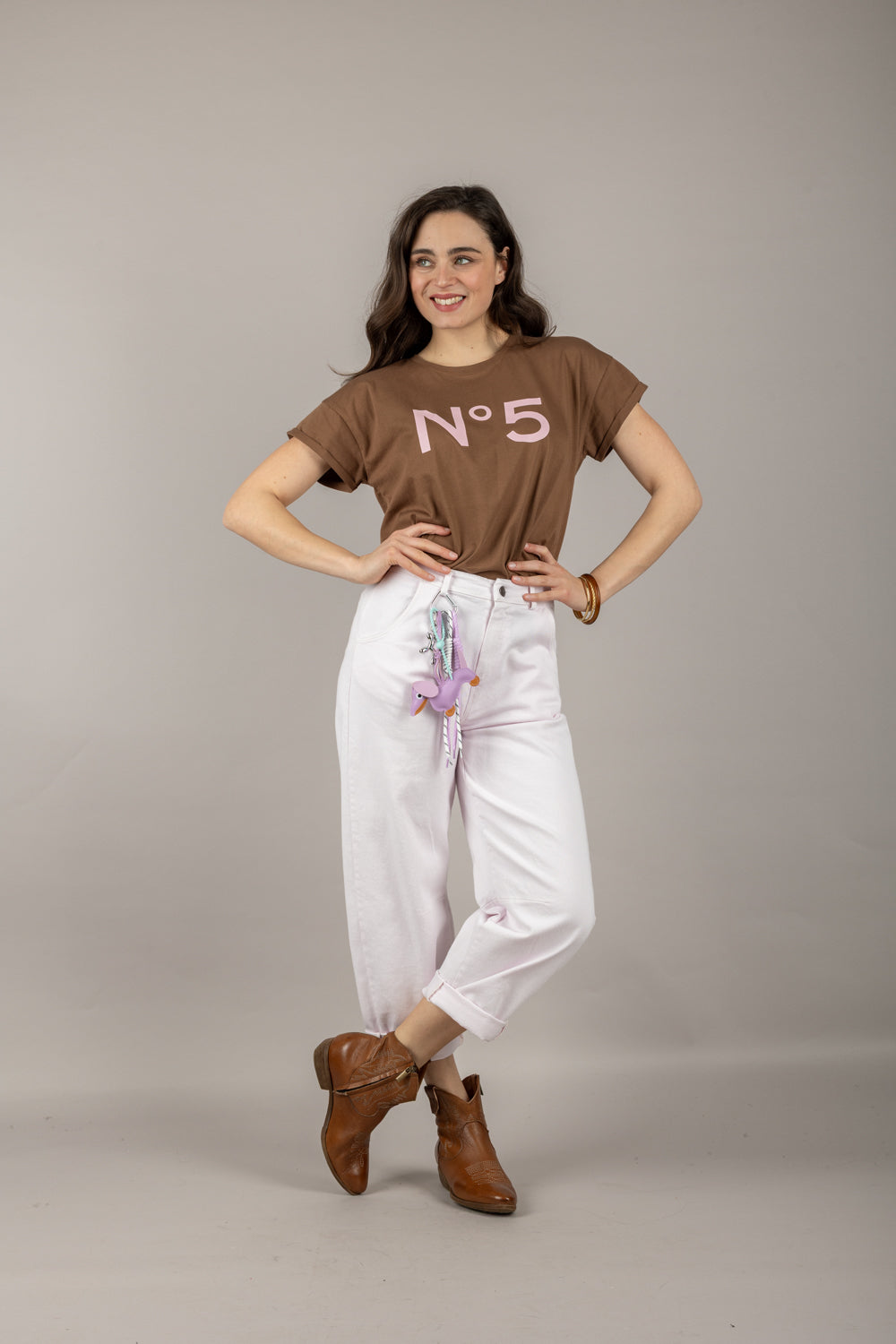 TENSIONE IN - PA5137-GAD - PANTALONE CON CHARM