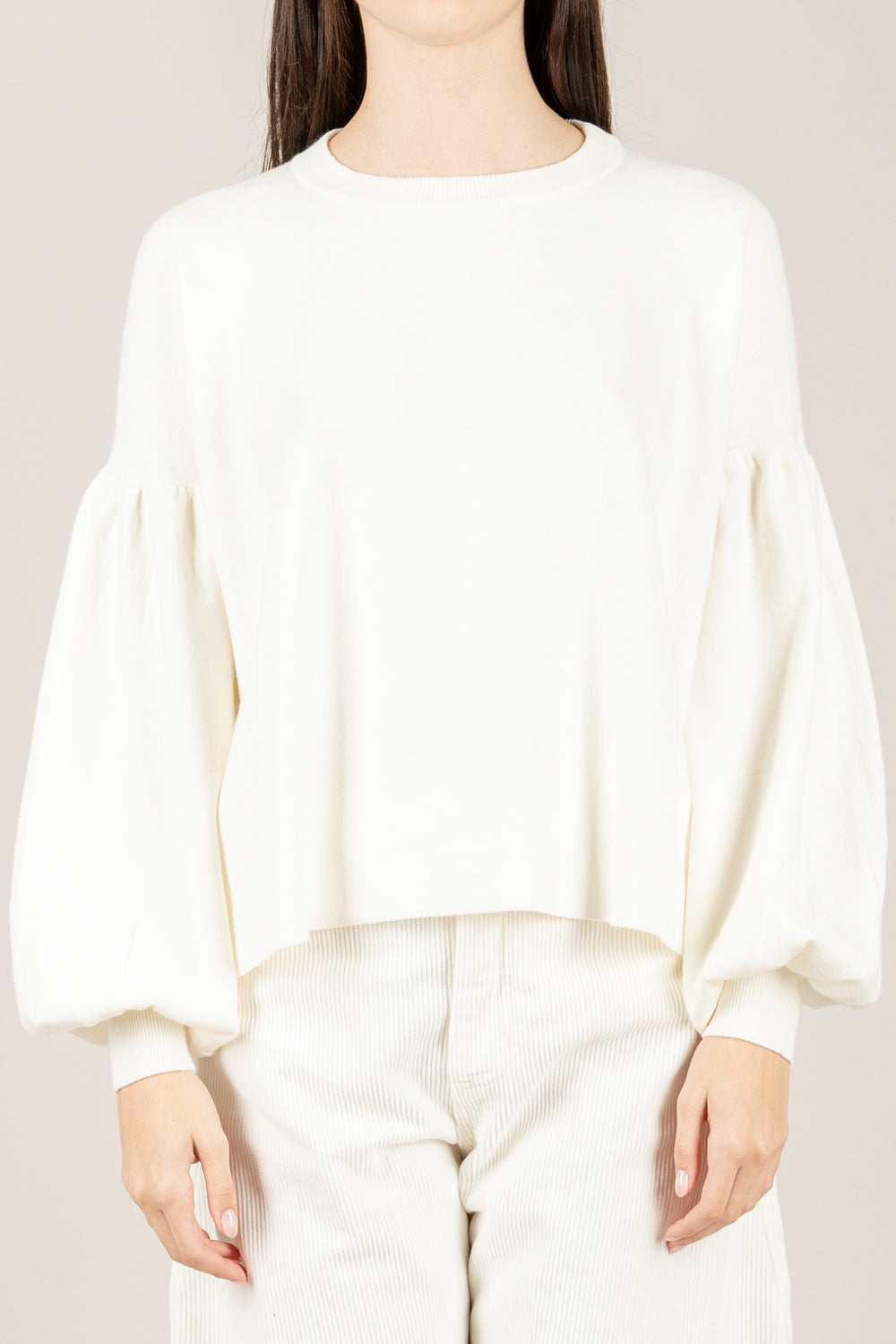 VICOLO - 22090F - MAGLIA CON MANICHE A PALLONCINO