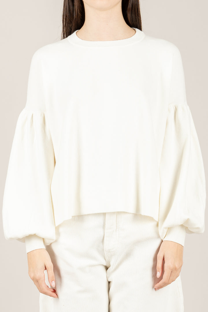 VICOLO - 22090F - MAGLIA CON MANICHE A PALLONCINO