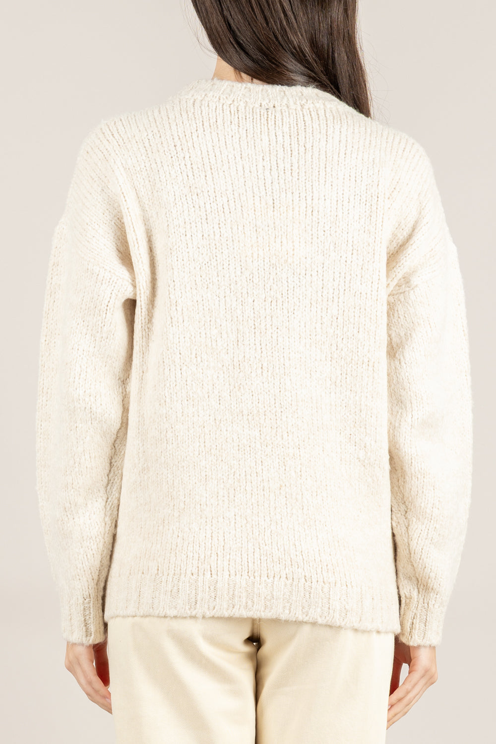 TENSIONE IN - W5HMJ95A460 - MAGLIA MANTRA RICAMO ROMBO