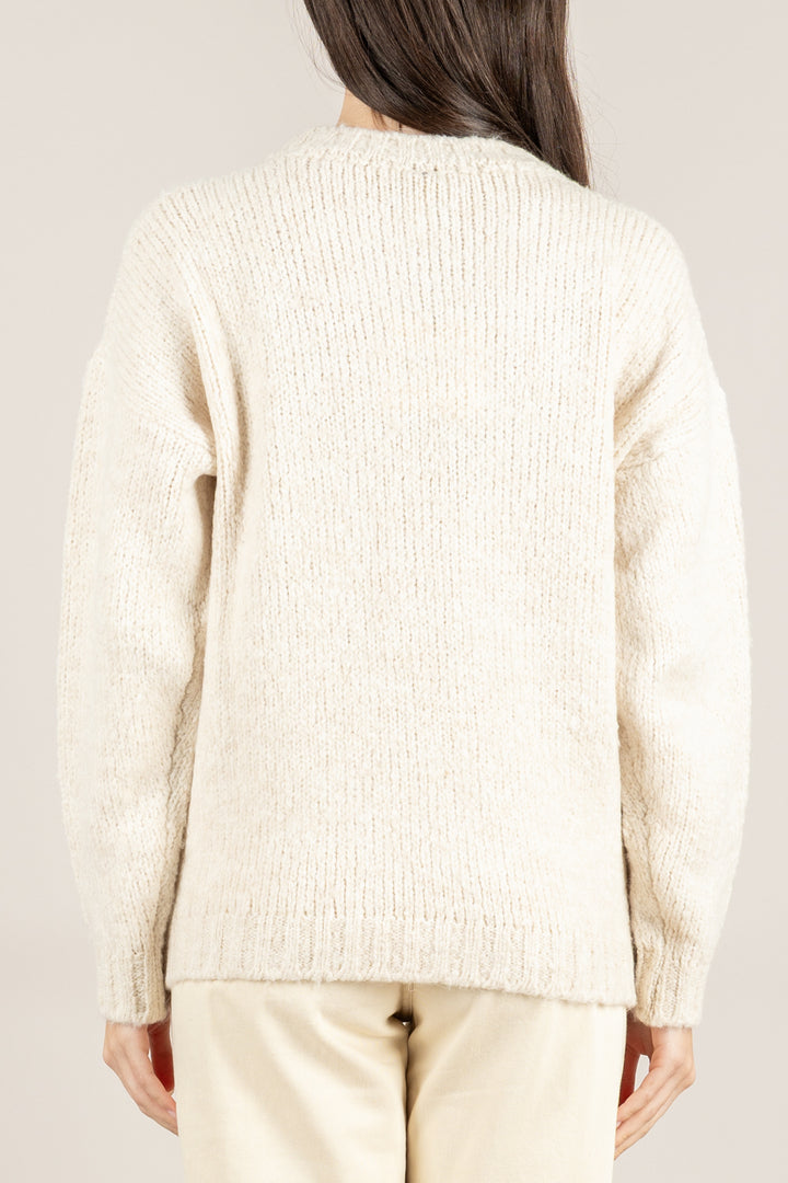 TENSIONE IN - W5HMJ95A460 - MAGLIA MANTRA RICAMO ROMBO