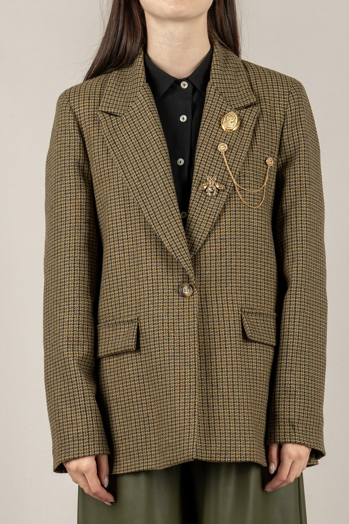 VICOLO - TF1988 - GIACCA CON SPILLE