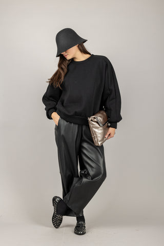 HAVEONE - FFW-P046 - FELPA OVER GIROCOLLO