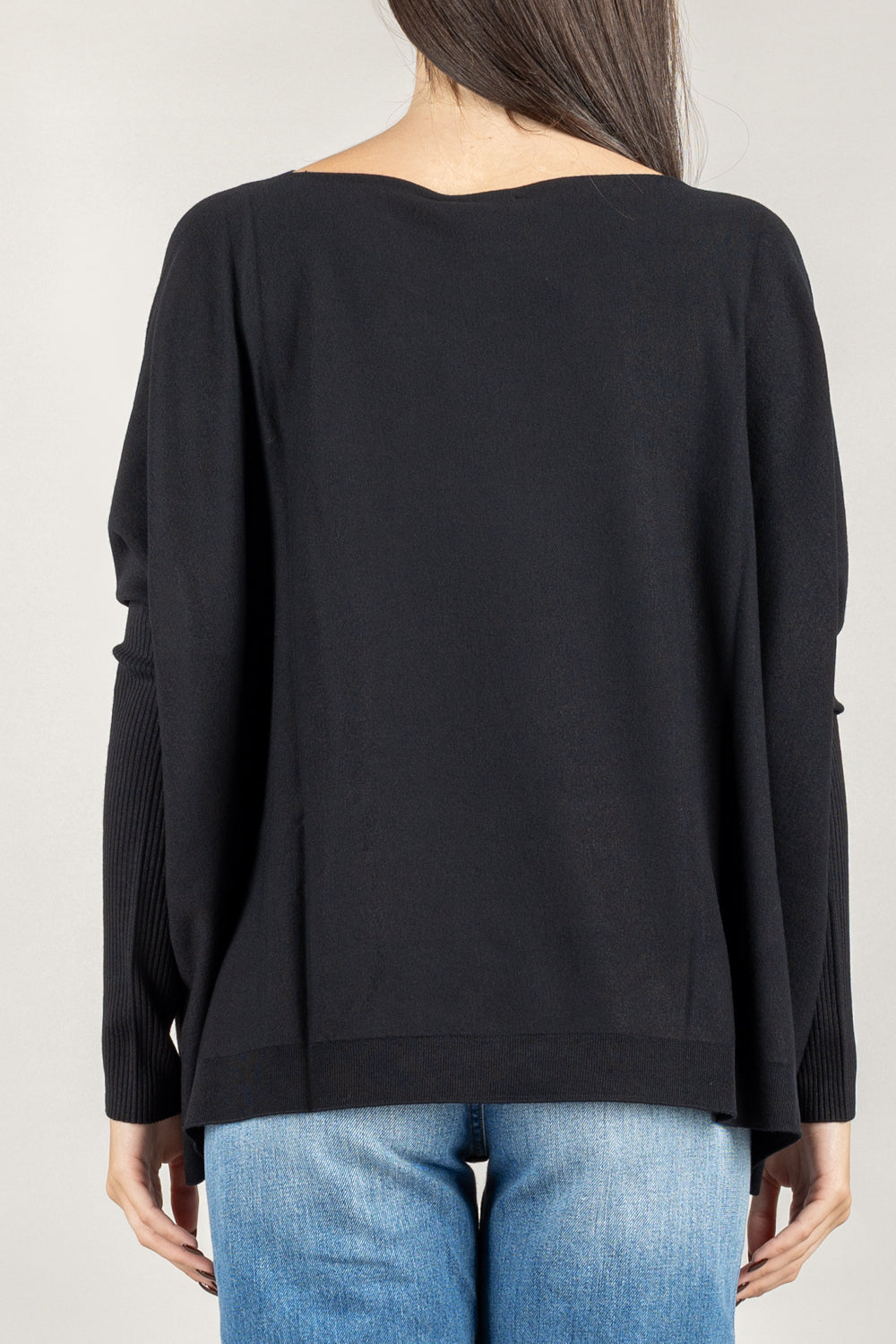 KONTATTO - 3M0802C - MAGLIA OVER SCOLLO A BARCA