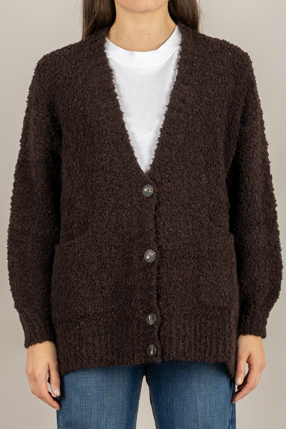 TENSIONE IN - D80768 - CARDIGAN 4 BOTTONI