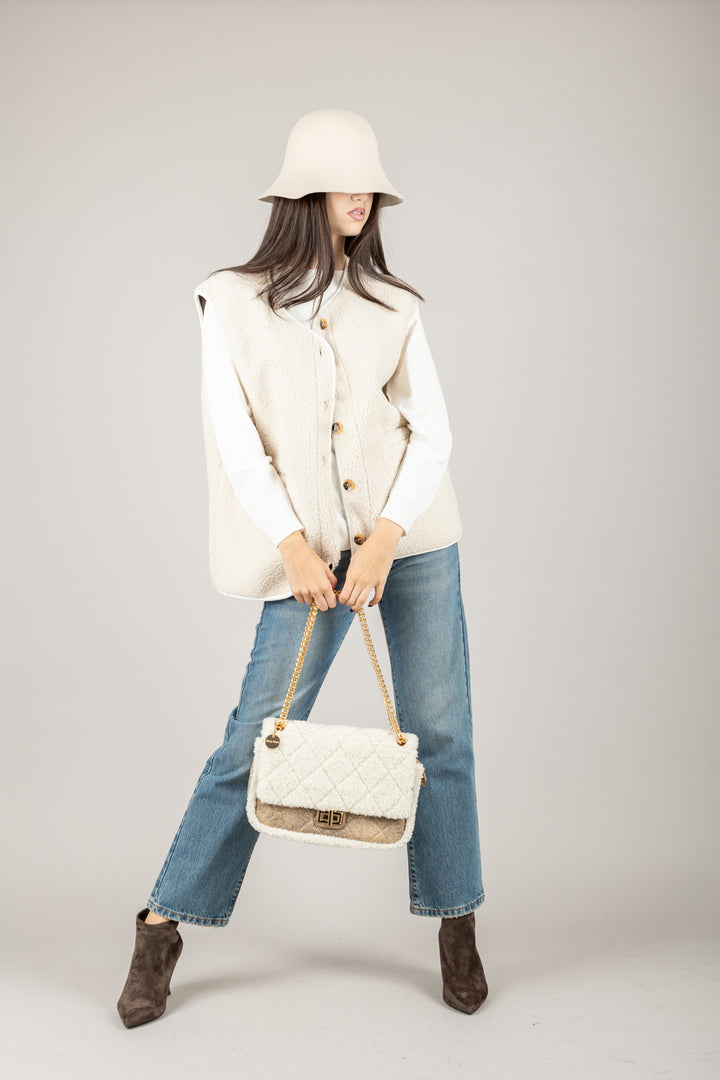 VICOLO - TF0963 - GILET TEDDY