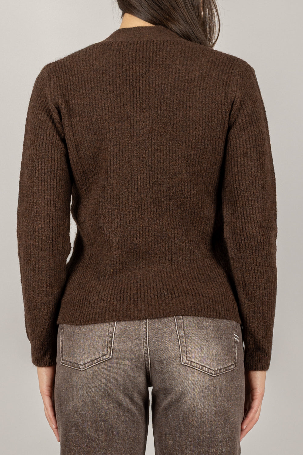 VICOLO - 77258F - MAGLIA CON FIOCCO