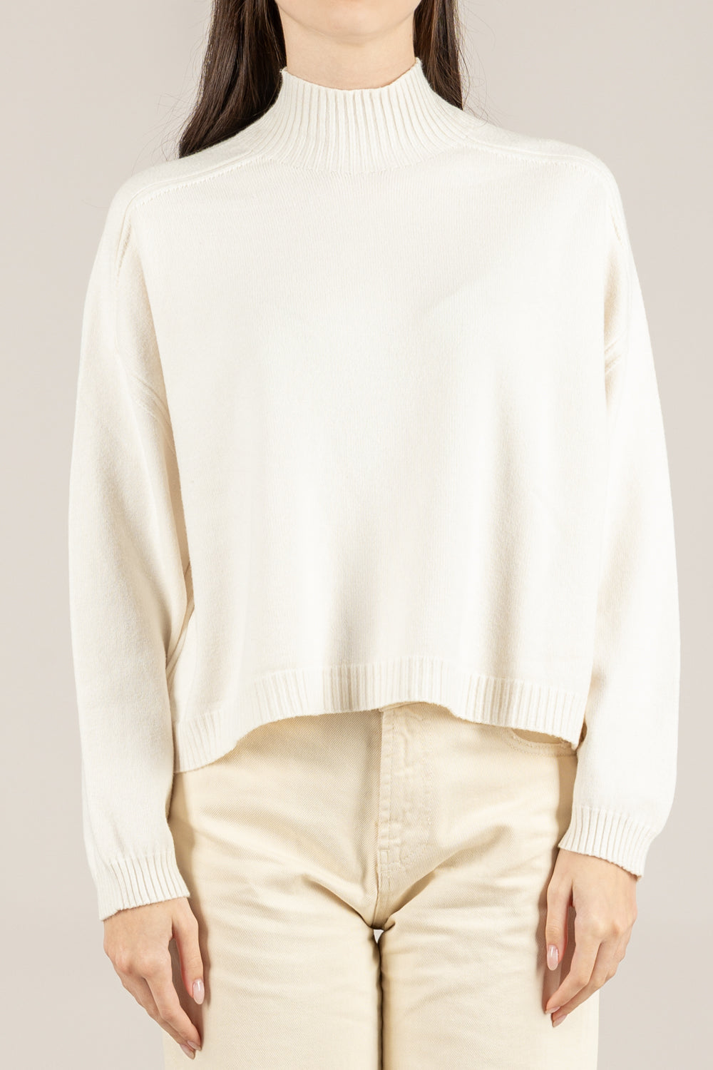 TENSIONE IN - IT1509AI25 - MAGLIA COLO ALTO A COSTINE