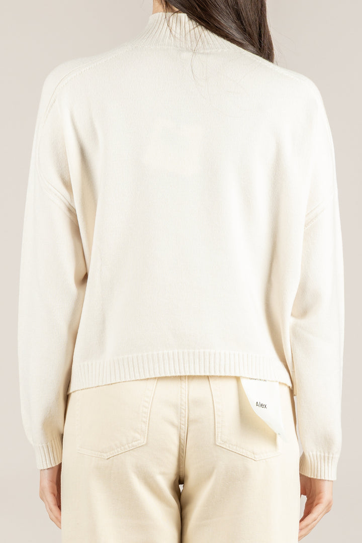 TENSIONE IN - IT1509AI25 - MAGLIA COLO ALTO A COSTINE