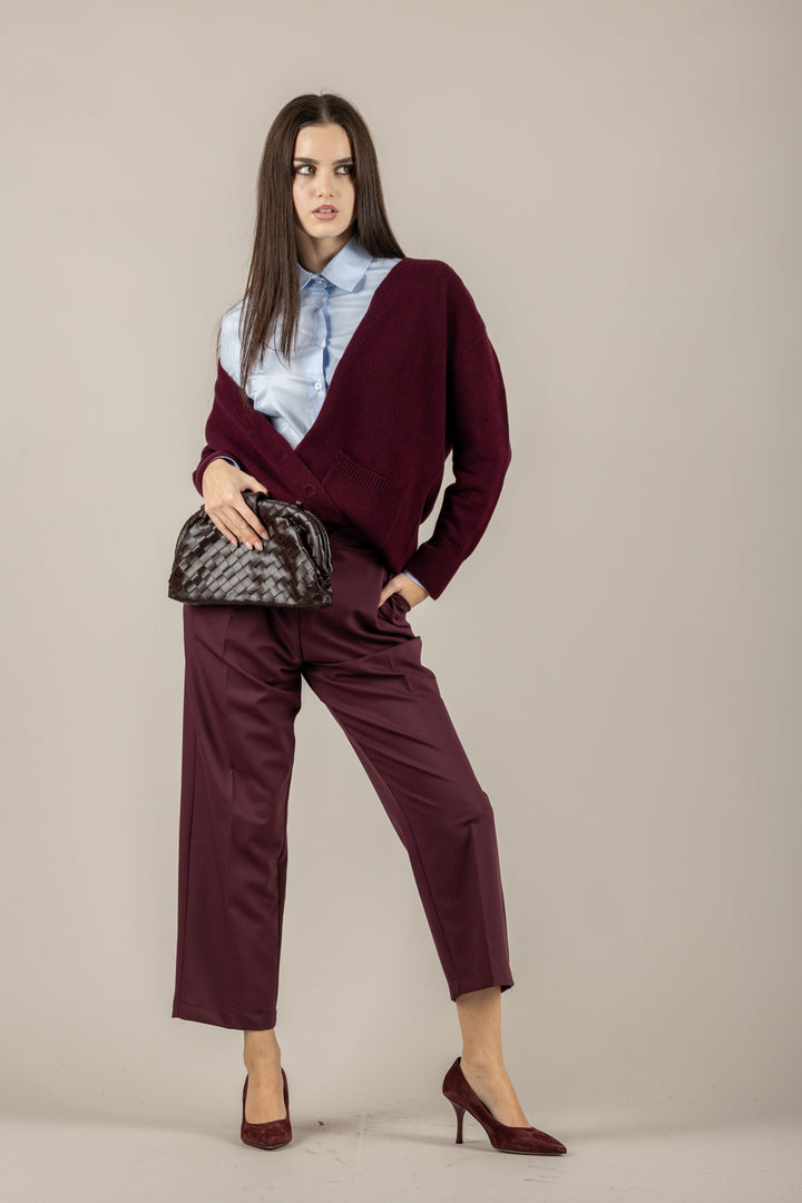 IMPERIAL - PEY7KIC - PANTALONE CARROT CON PINCES