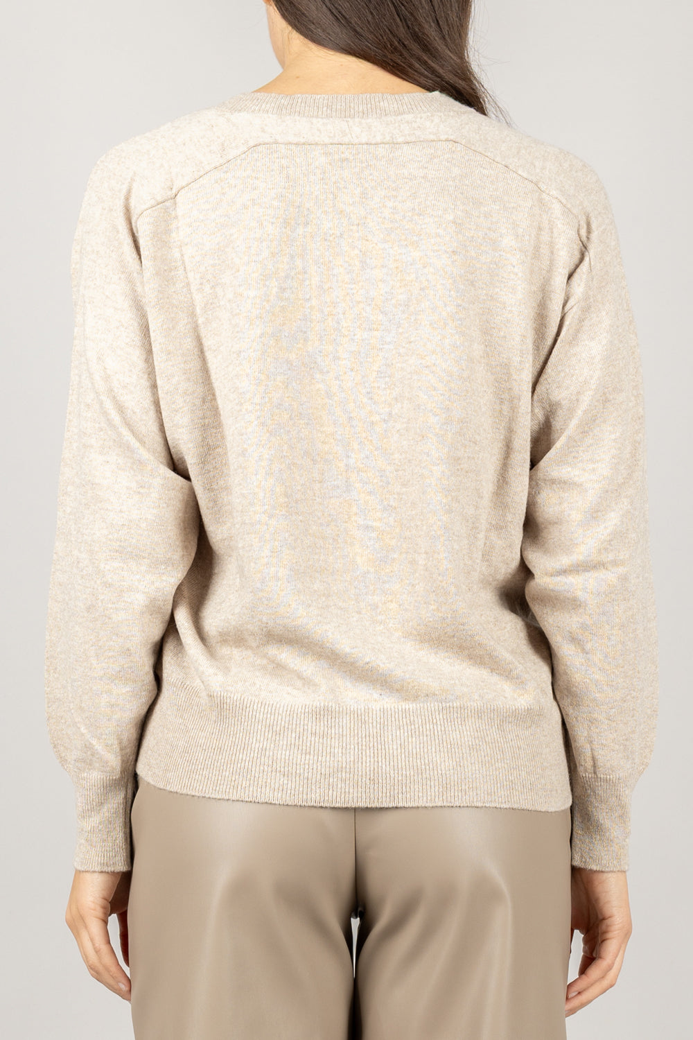 VICOLO - 22013F - MAGLIA SCOLLO A V