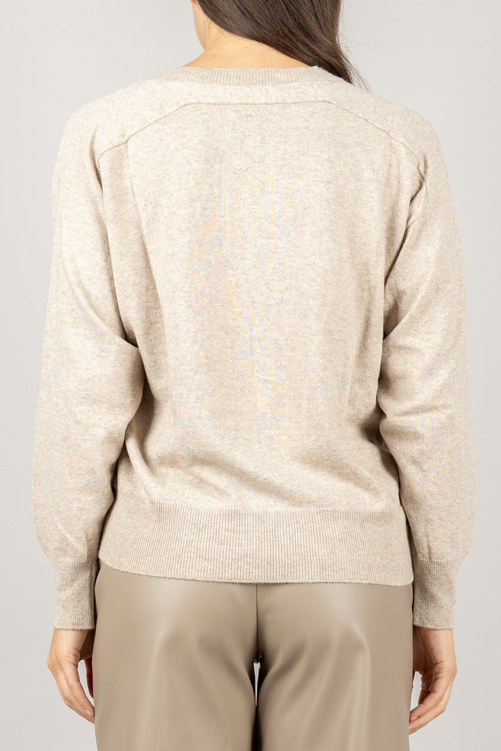 VICOLO - 22013F - MAGLIA SCOLLO A V