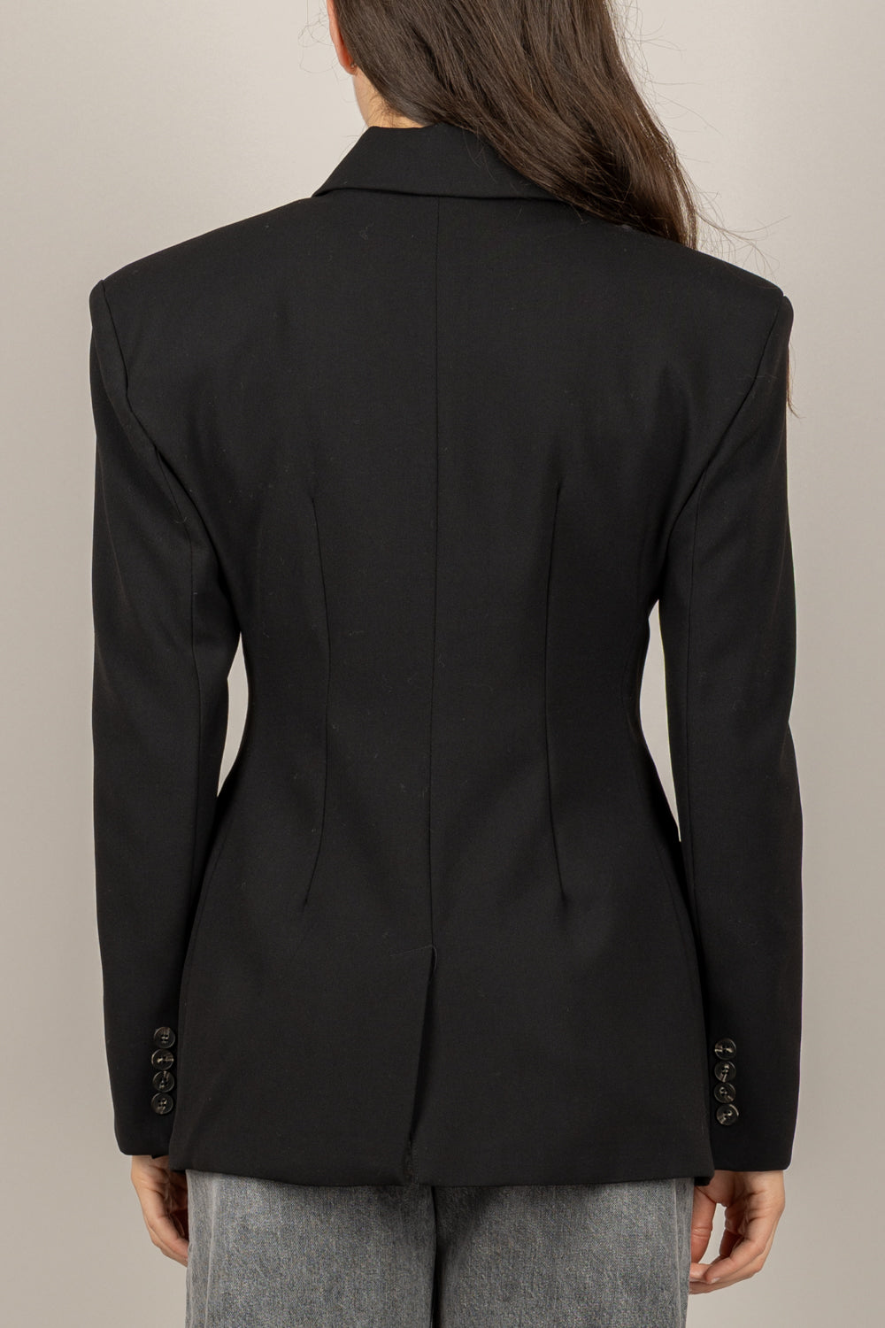 TENSIONE IN - W25J727 - GIACCA BOTTONE ASIMMETRICO CON SPILLA