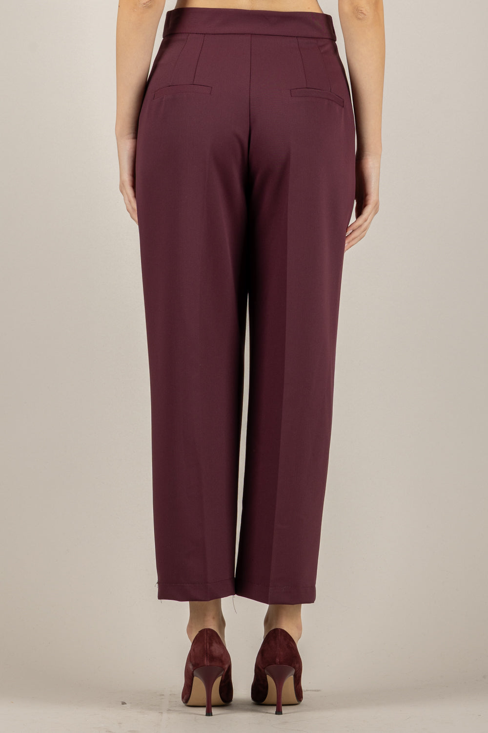 IMPERIAL - PEY7KIC - PANTALONE CARROT CON PINCES