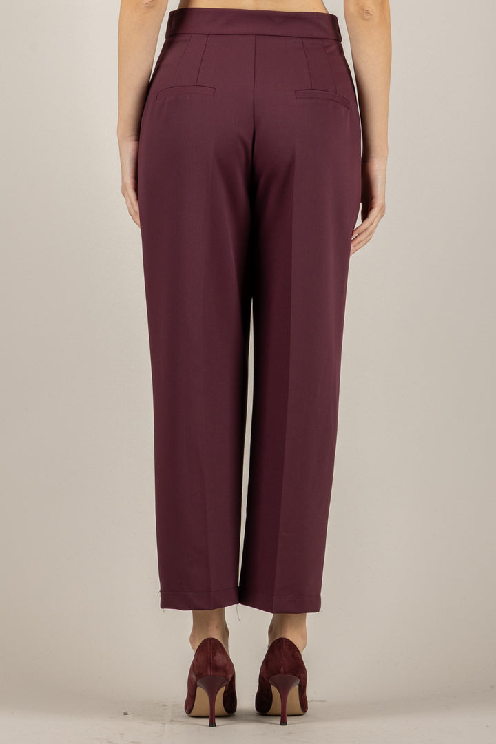 IMPERIAL - PEY7KIC - PANTALONE CARROT CON PINCES