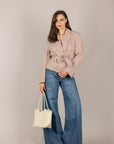 IMPERIAL - JBT3LVH - GIACCA FANTASIA VICHY CACAO