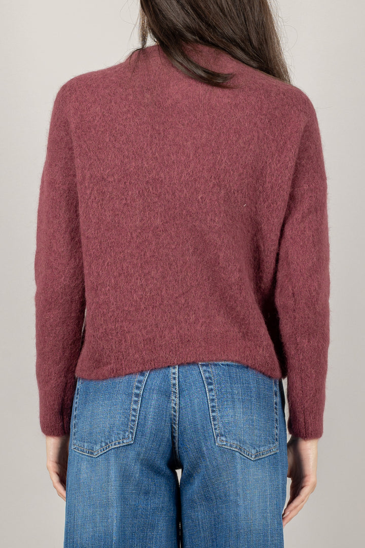 VICOLO - 55050F - CARDIGAN MOHAIR CON APPLICAZIONI