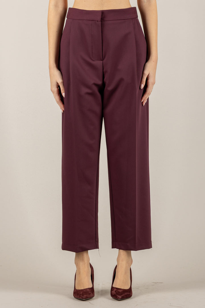 IMPERIAL - PEY7KIC - PANTALONE CARROT CON PINCES