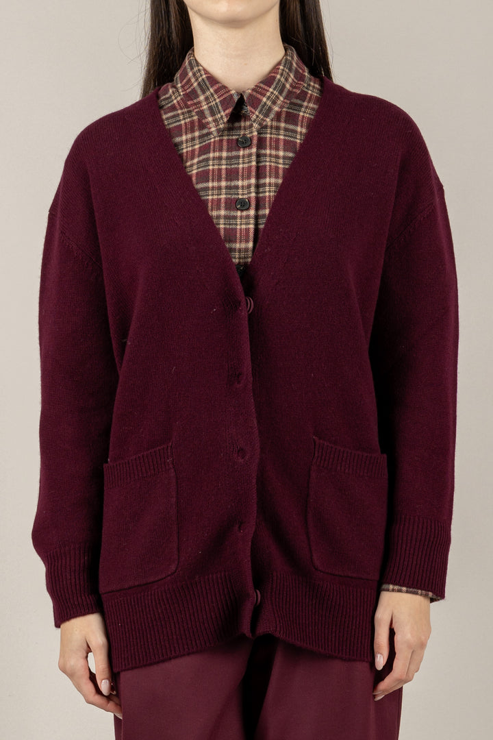 VICOLO - 22053F - CARDIGAN CON BOTTONI IN LANA