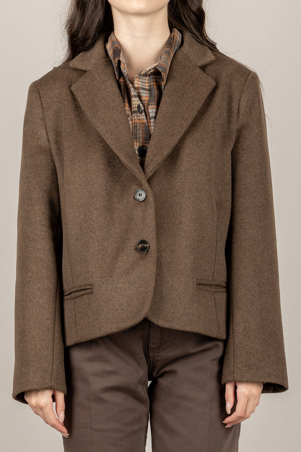 TENSIONE IN - 26B1362 - GIACCA OVER DUE BOTTONI