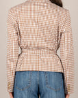 IMPERIAL - JBT3LVH - GIACCA FANTASIA VICHY CACAO