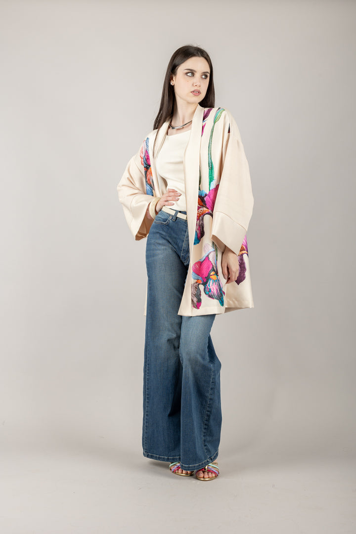 DIXIE - SAE2WZS - GIACCA KIMONO FLOREALE