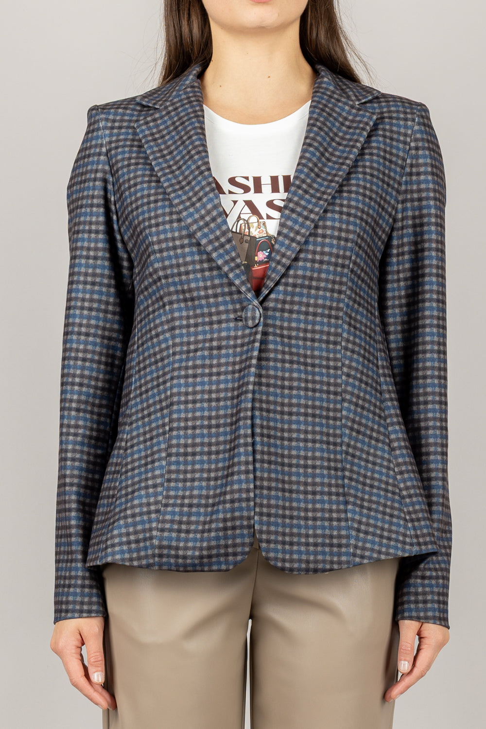 HAVEONE - JMI-P104 - GIACCA CHECK SLIM