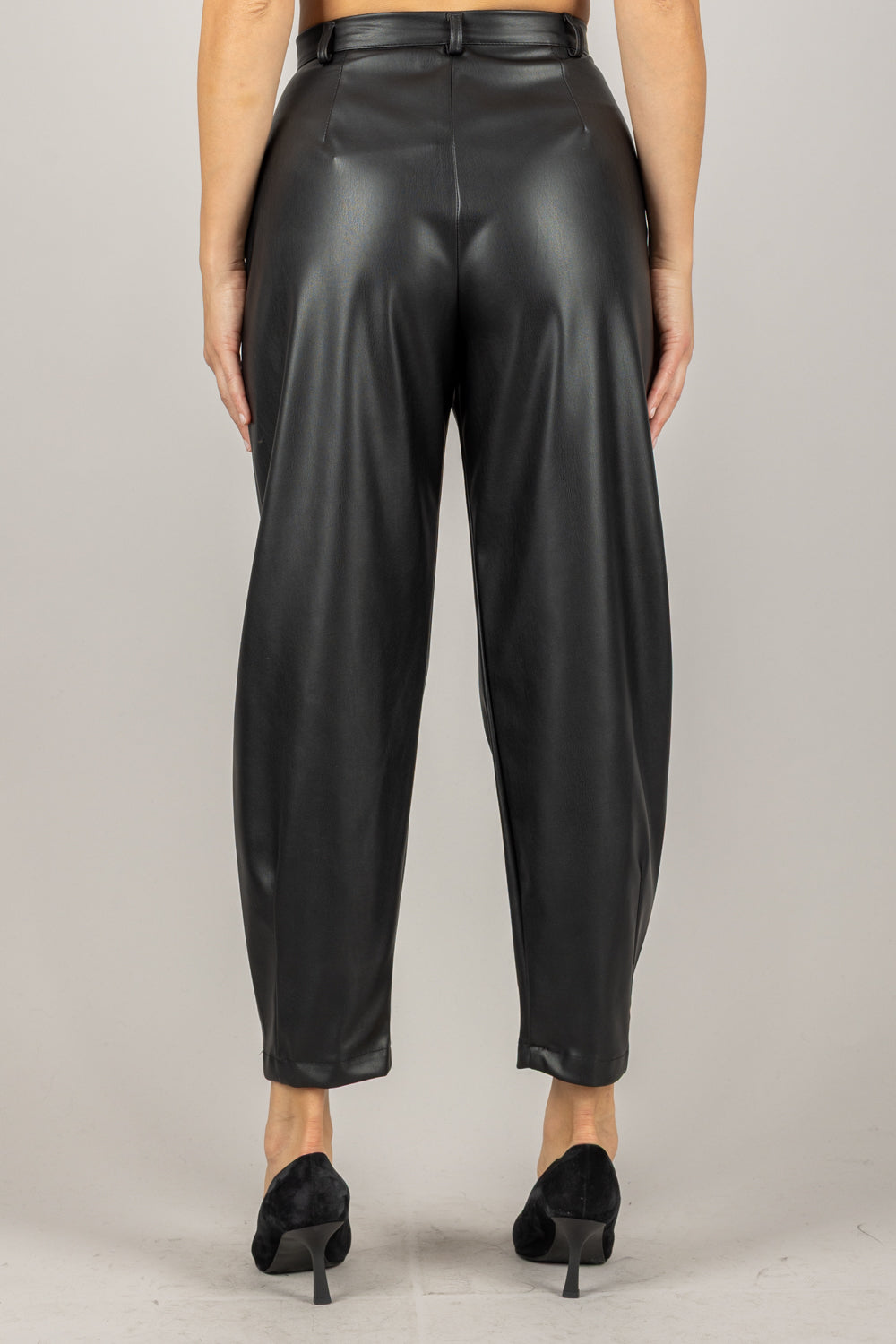 DIXIE - P845Y162 - PANTALONE CARROT ECOPELLE