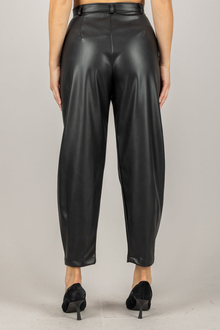 DIXIE - P845Y162 - PANTALONE CARROT ECOPELLE