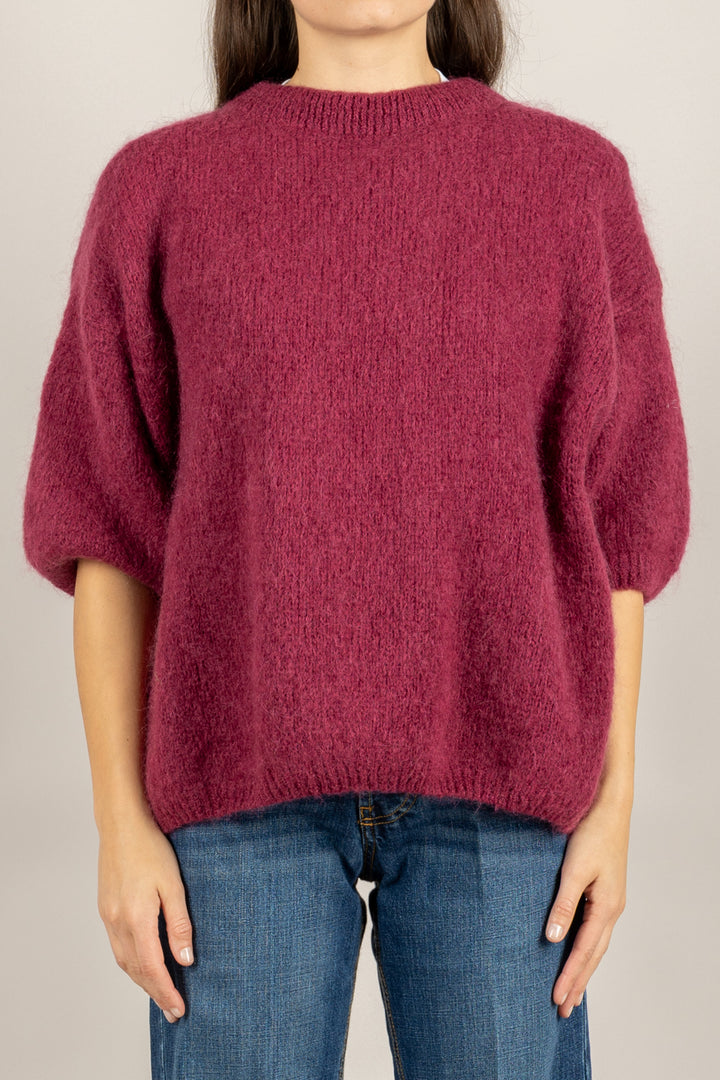 DIXIE - M277Y236- MAGLIA IN MOHAIR GIROCOLLO OVER
