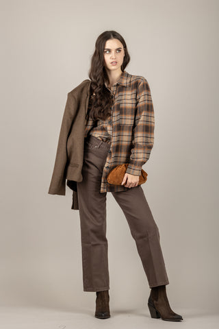 HAVEONE - CFW-P130 - CAMICIA FLANELLA CON TASCHINO