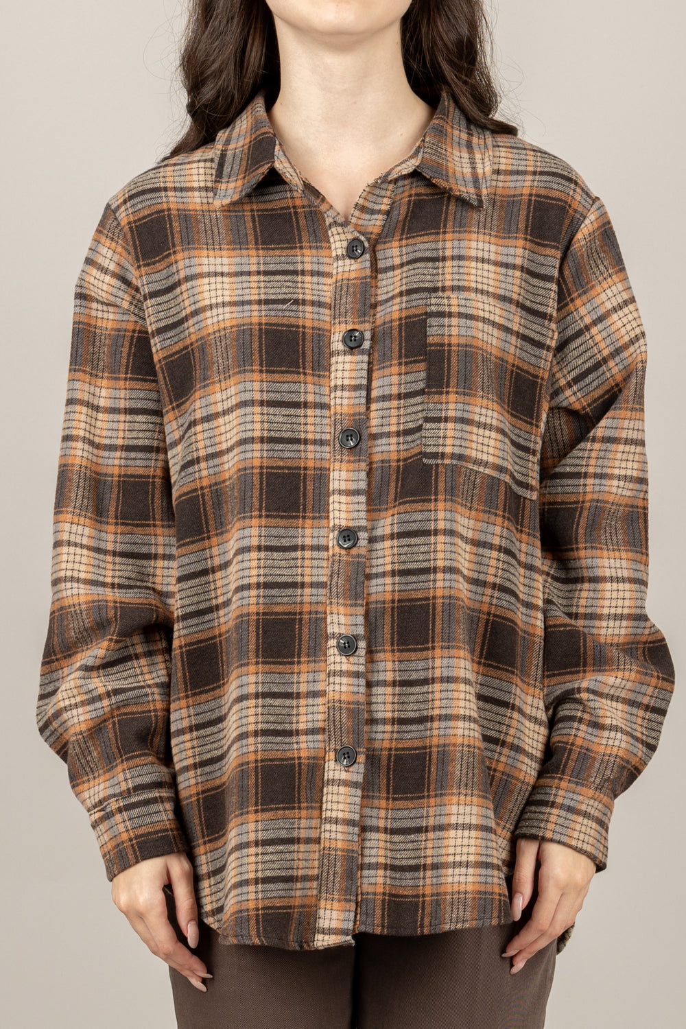 HAVEONE - CFW-P130 - CAMICIA FLANELLA CON TASCHINO