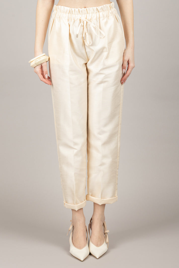 TENSIONE IN - S25P289 - PANTALONE CON COULISSE