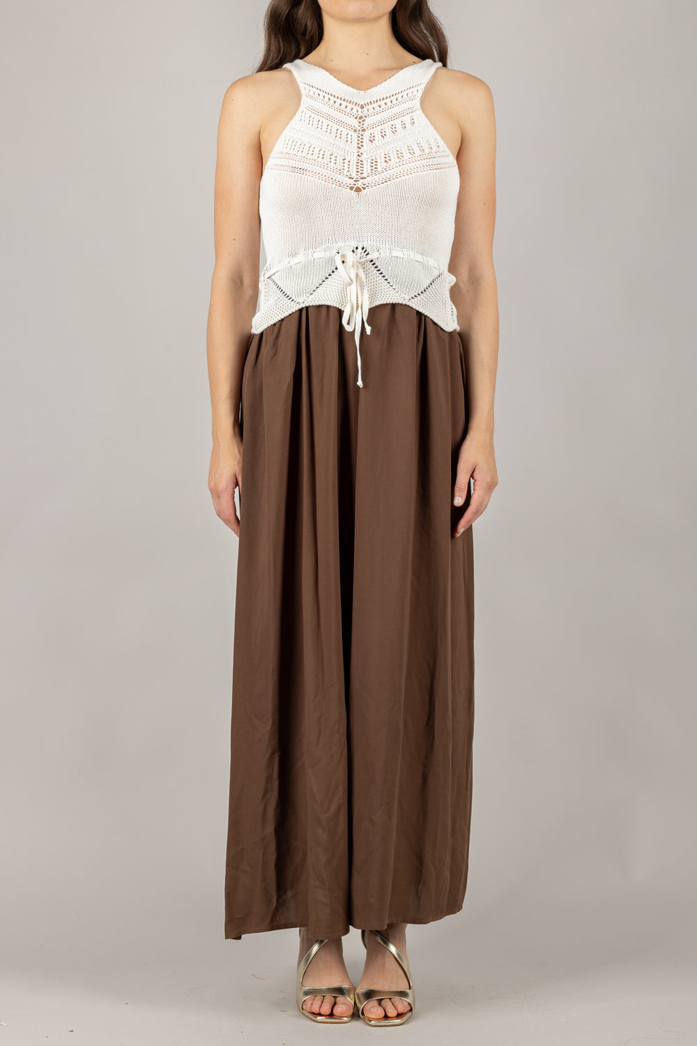 VICOLO - 55063D - ABITO TOP UNCINETTO