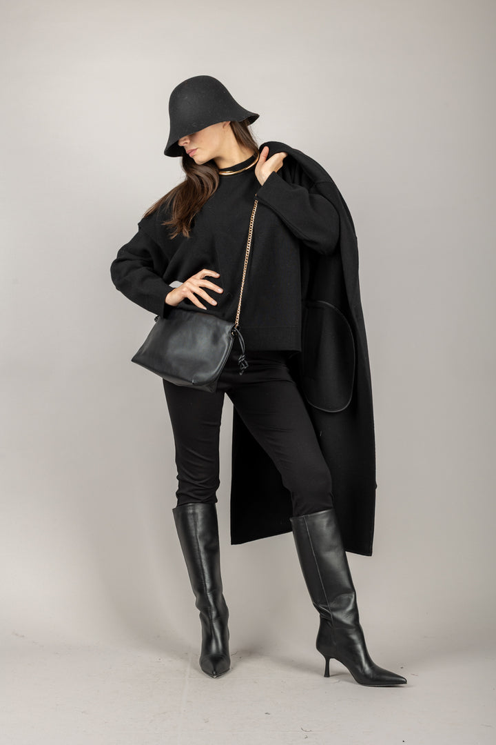 VICOLO - 22021F - MAGLIA OVER GIROCOLLO