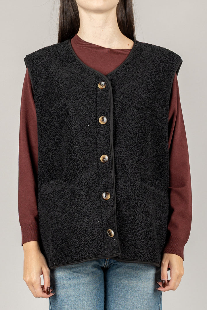 VICOLO - TF0963 - GILET TEDDY
