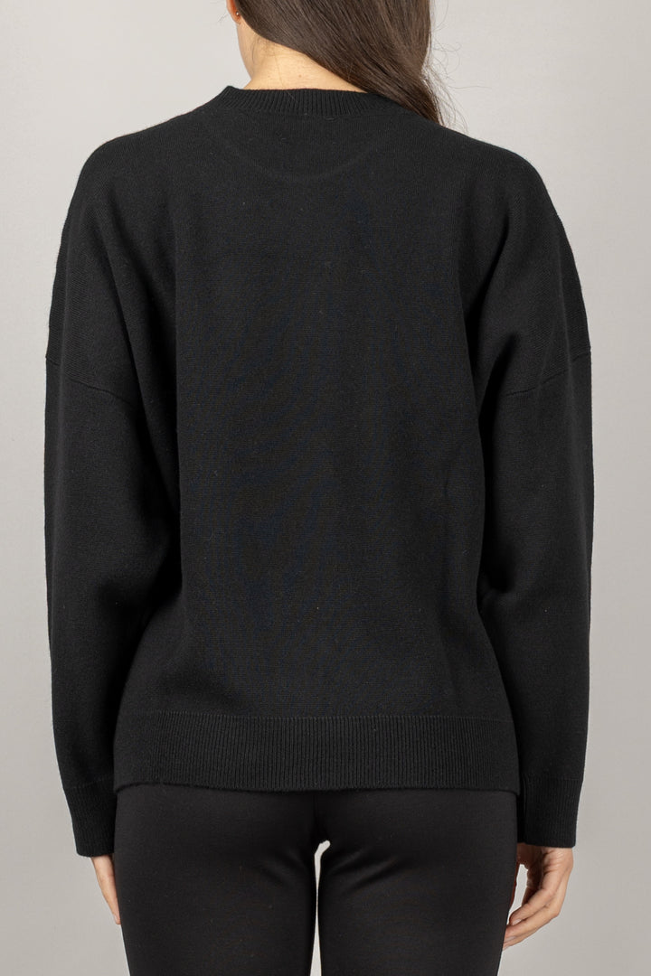 VICOLO - 22021F - MAGLIA OVER GIROCOLLO