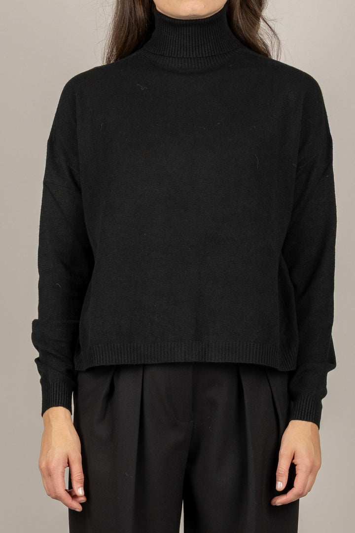 VICOLO - 22203F - MAGLIA A COLLO ALTO