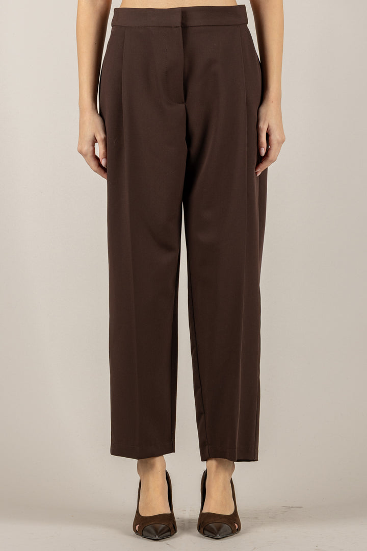 IMPERIAL - PEY7KIC - PANTALONE CARROT CON PINCES