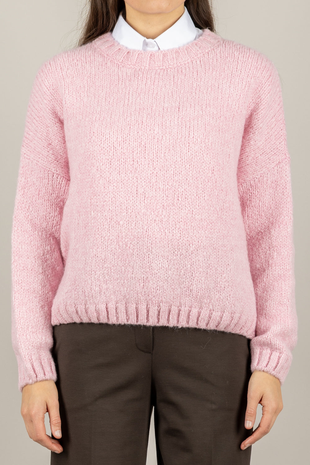 TENSIONE IN - D80379 - MAGLIA SCOLLO A BARCA