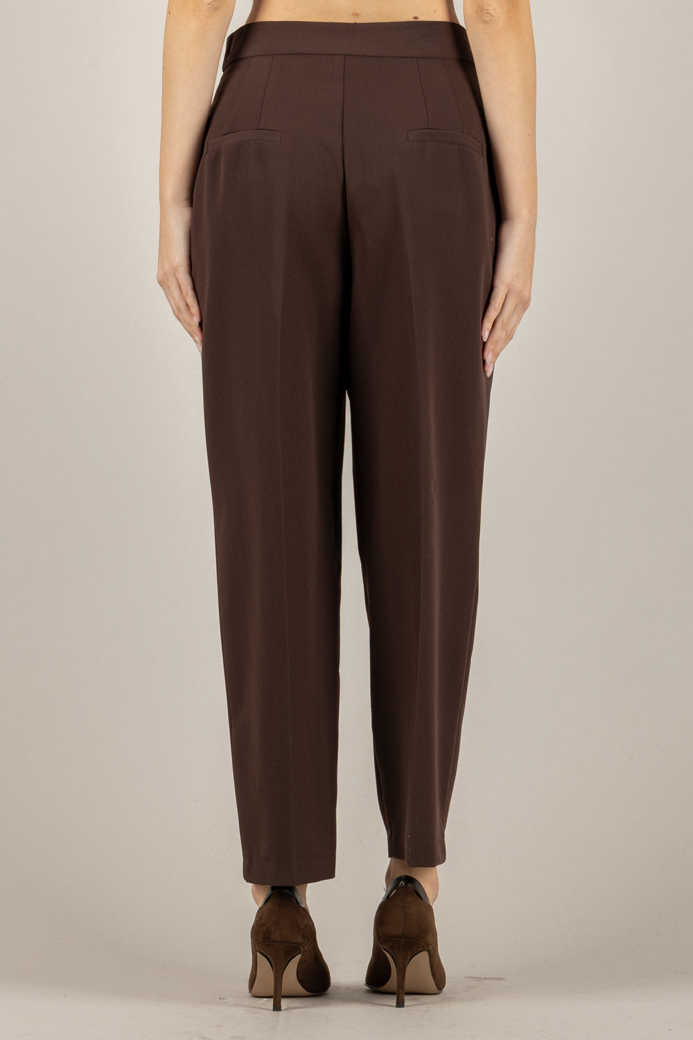 IMPERIAL - PEY7KIC - PANTALONE CARROT CON PINCES