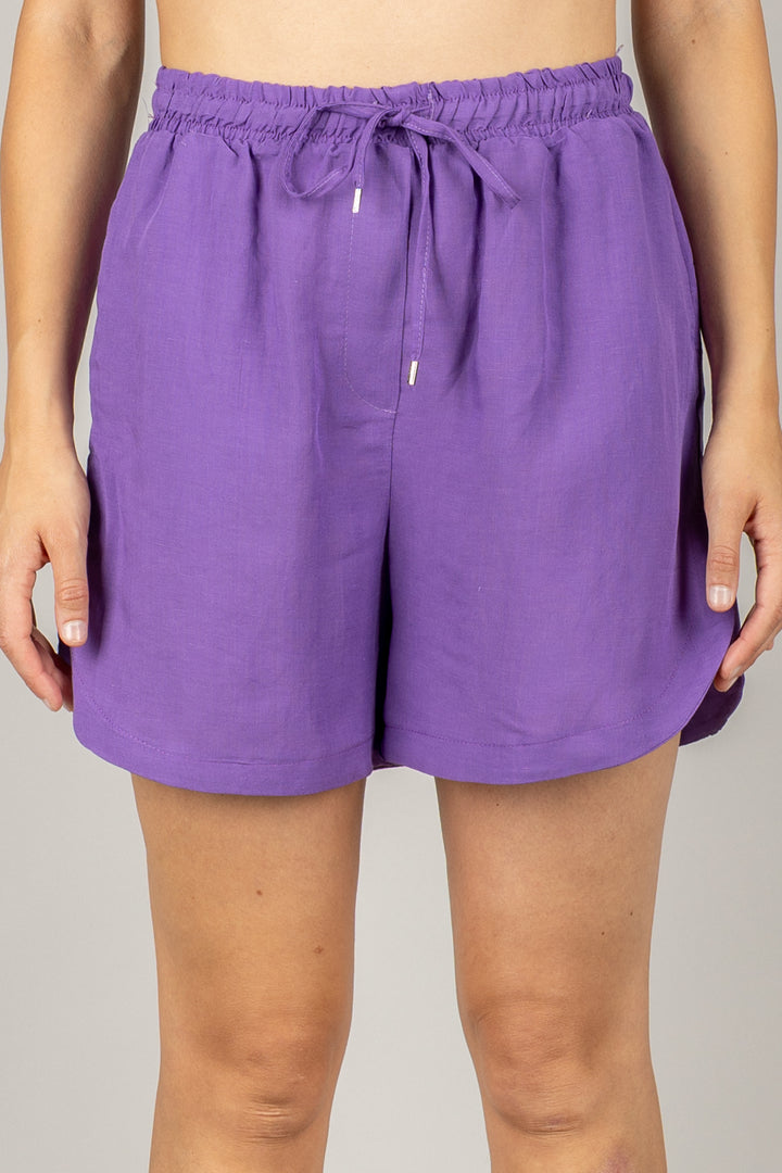 TENSIONE IN - 25C7864 - COMPLETO CAMICIA E SHORTS MISTO LINO