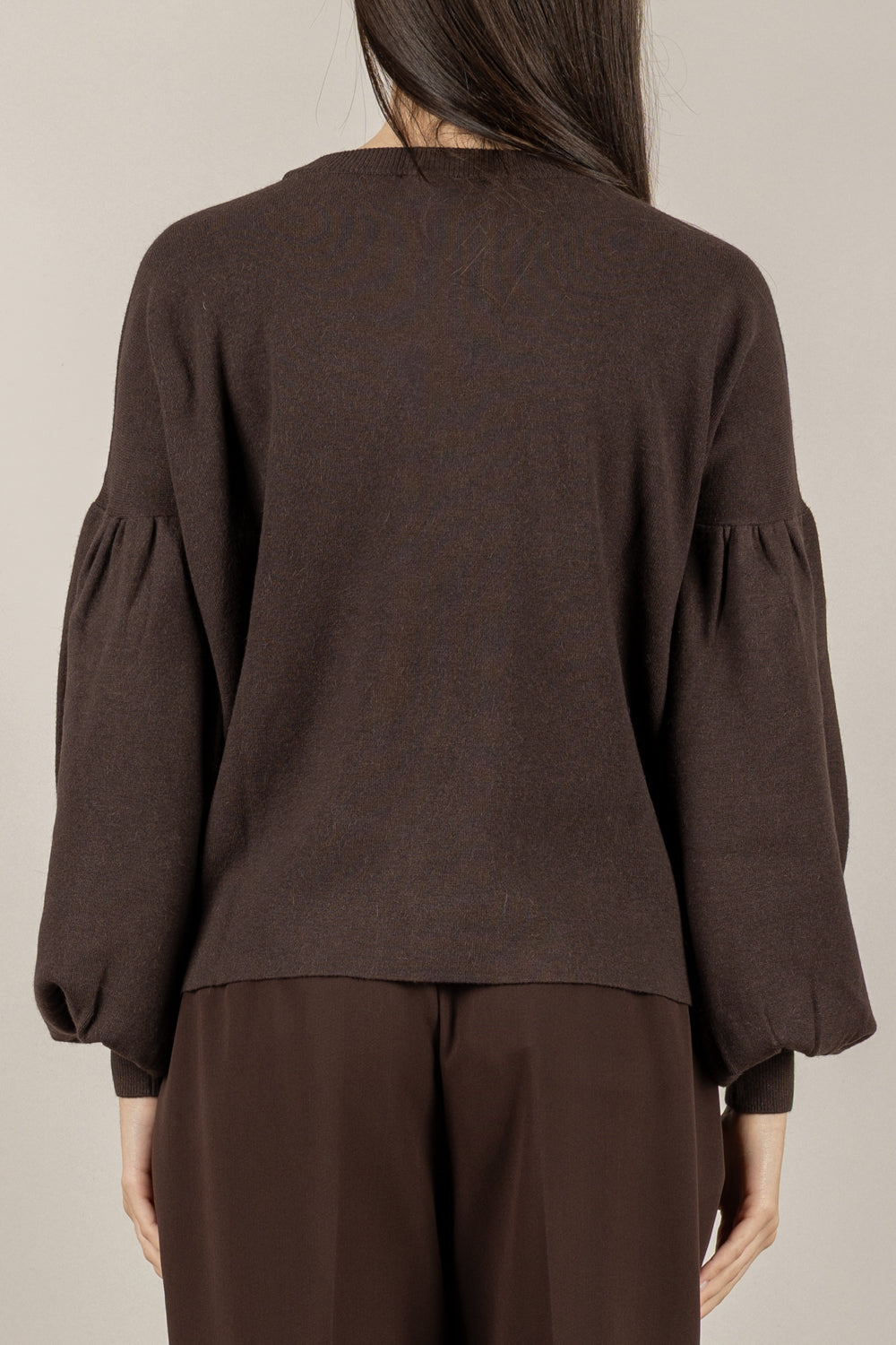 VICOLO - 22090F - MAGLIA CON MANICHE A PALLONCINO