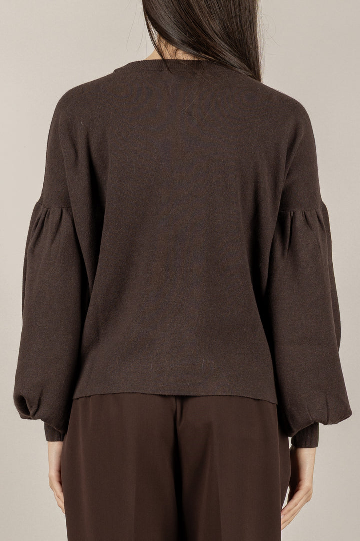 VICOLO - 22090F - MAGLIA CON MANICHE A PALLONCINO