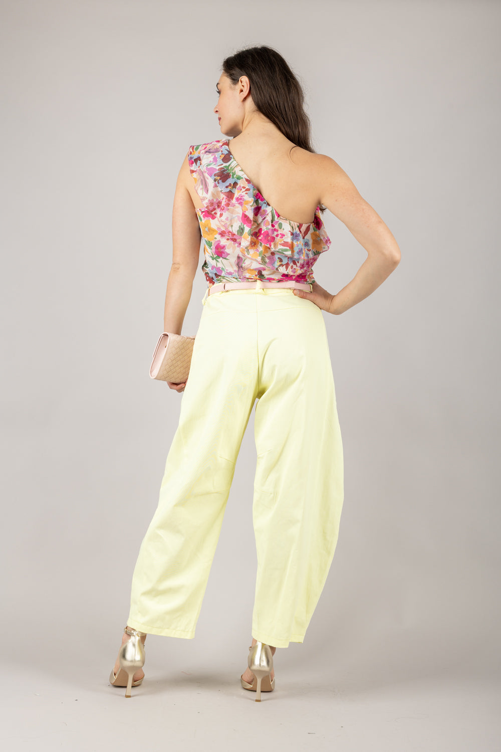 KONTATTO - B3062N - MAGLIA MONOSPALLA A BALZE