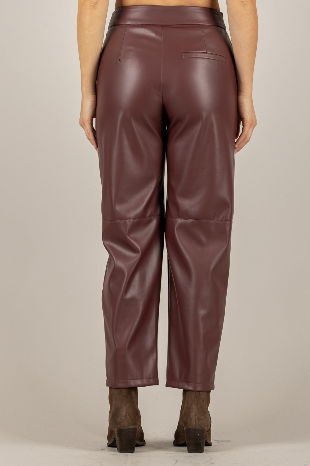 IMPERIAL - P6D5KGJ - PANTALONE ECOPELLE GAMBA DRITTA